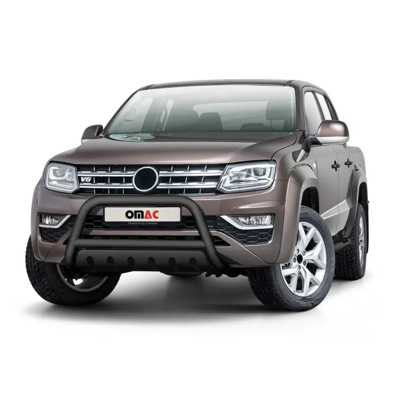 Geprüft Frontbügel Frontschutzbügel für VW Amarok 2016-2021 Edelstahl mit ABE Schwarz