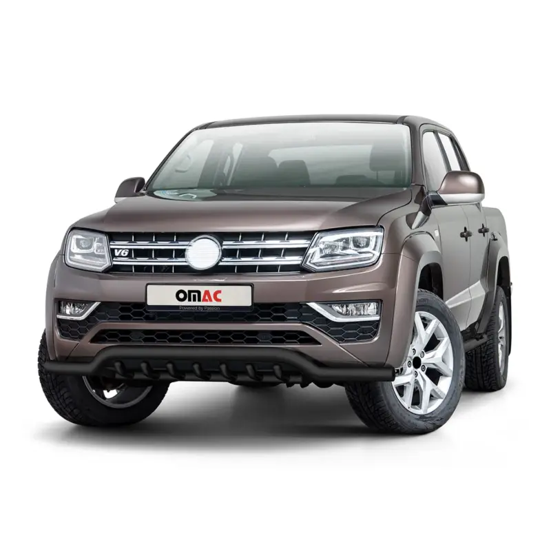 Nur Heute Frontschutzbügel Frontbügel für VW Amarok 2016-2021 mit ABE Stahl Schwarz