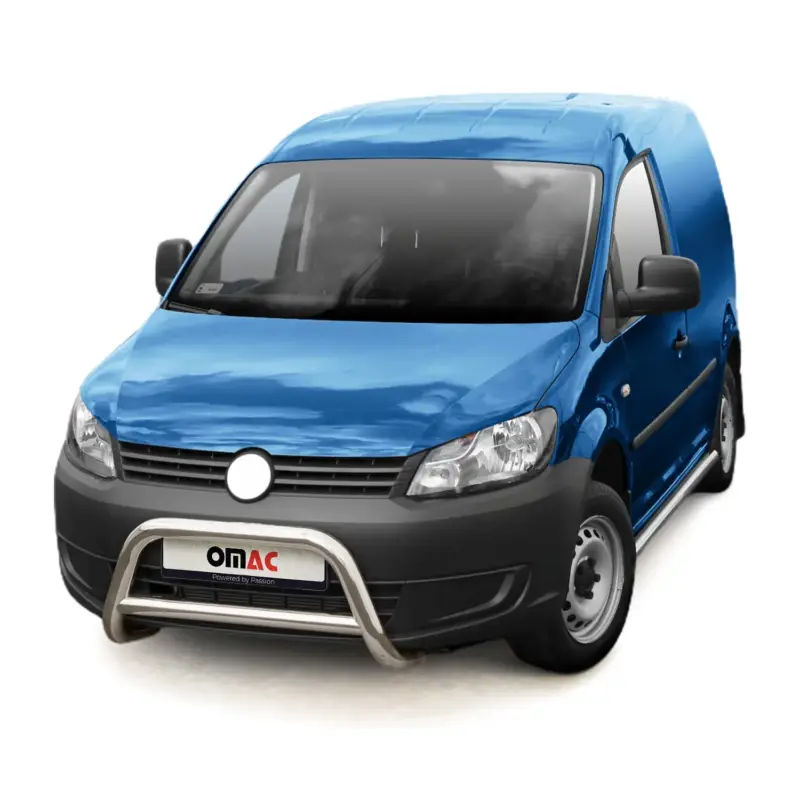 Kracherpreis Frontbügel Schutz Frontschutzbügel für VW Caddy 2010-2018 mit ABE Stahl Silber