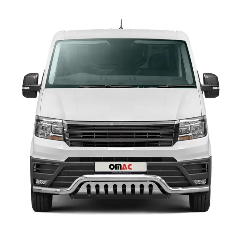 Frontbügel Frontschutzbügel für VW Crafter 2017-2026 Edelstahl mit ABE Silber Preisknaller