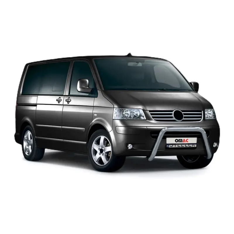 Begrenztes Angebot Stahl Frontbügel Frontschutzbügel für VW Transporter T5 2003-2015 mit ABE Silber
