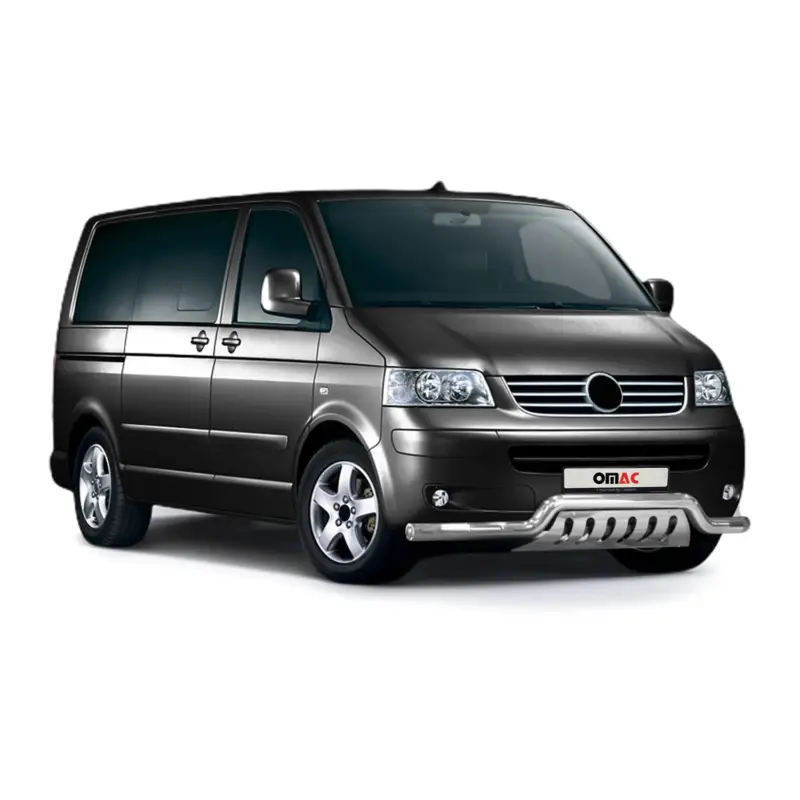 Begrenztes Angebot Frontbügel Frontschutzbügel für VW T5 2003-2015 mit ABE Stahl Silber Rammschutz