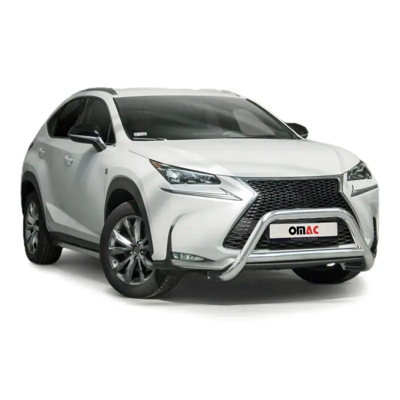 Online Kaufen Frontbügel Frontschutzbügel für Lexus NX 2015-2021 mit ABE Stahl Silber