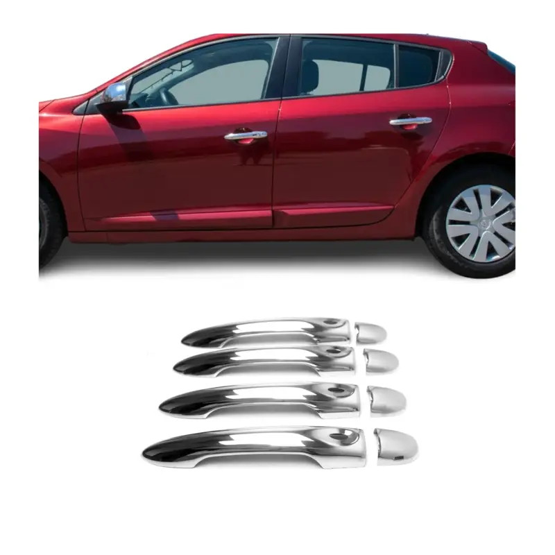 Türgriff Blende Türgriffkappen für Renault Grand Scenic 2009-2016 4Tür Chrom 8x Nur Für Kurze Zeit