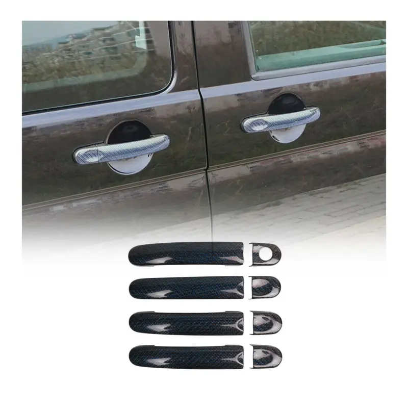 Türgriff Blende Türgriffkappe für VW Caravelle T5 2003-2015 4Tür Carbon Blau 8x Saisonangebot