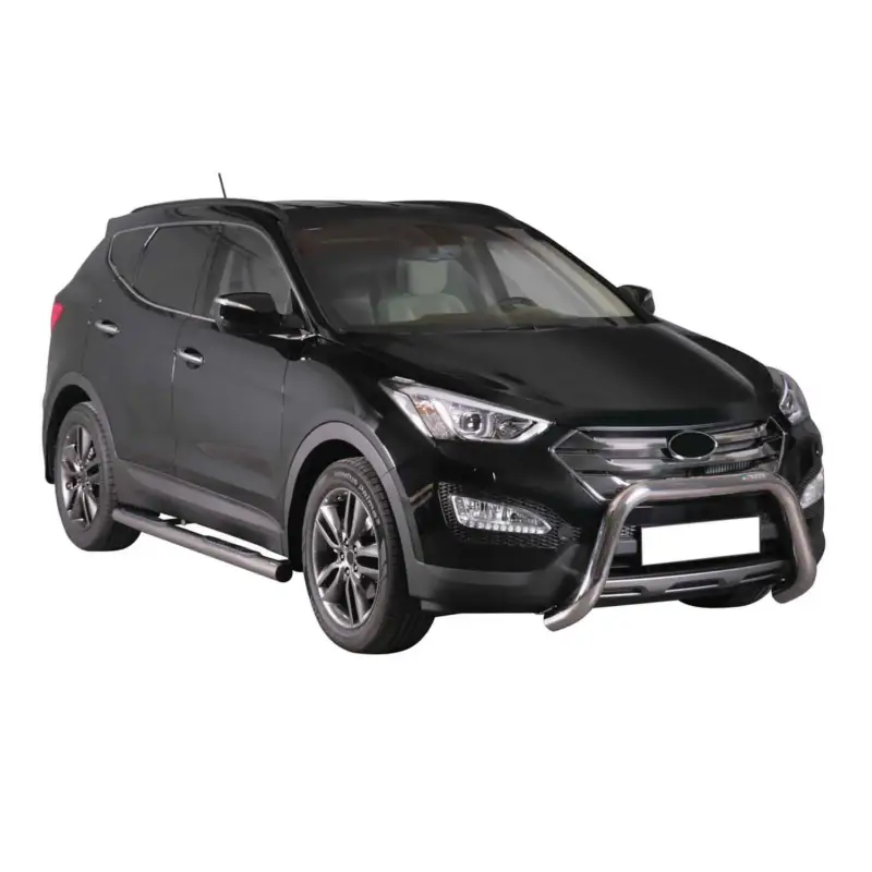 Frontbügel Frontschutzbügel für Hyundai Santa Fe 2012-2015 ø76mm Stahl Silber Meistverkauft