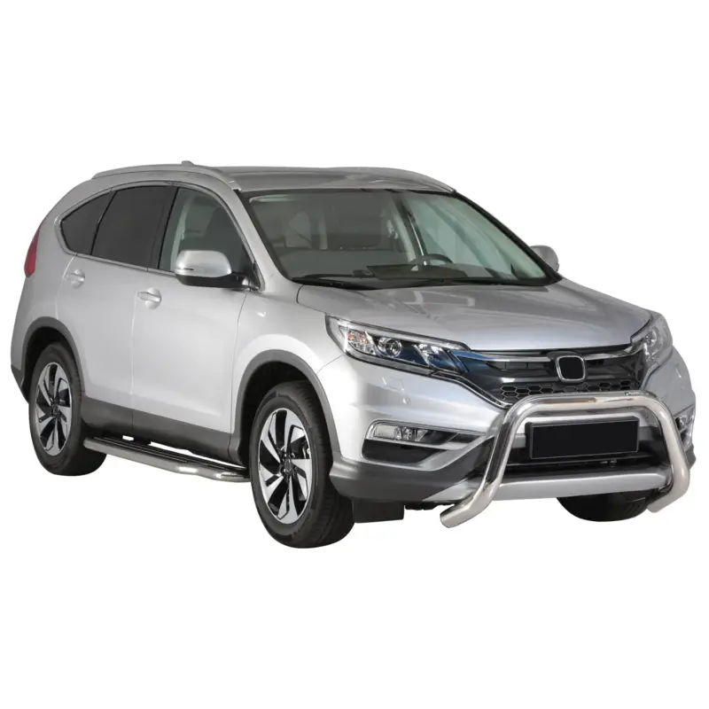 Frontbügel Frontschutzbügel für Honda CR-V 2016-2018 ø76mm Stahl Silber Schutz Sonderangebot