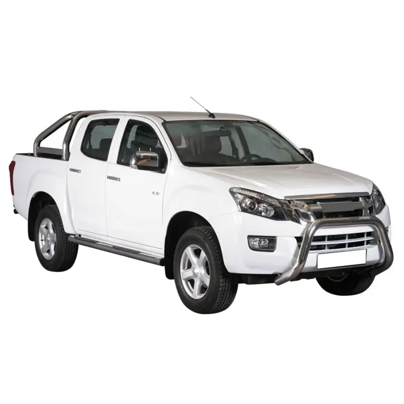 Frontbügel Frontschutzbügel für Isuzu D-Max 2012-2019 ø76mm Stahl Silber Schutz Kracherpreis
