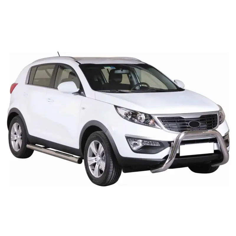 Frontbügel Frontschutzbügel für Kia Sportage 2010-2015 ø76mm Stahl Silber Schutz Jetzt Bestellen