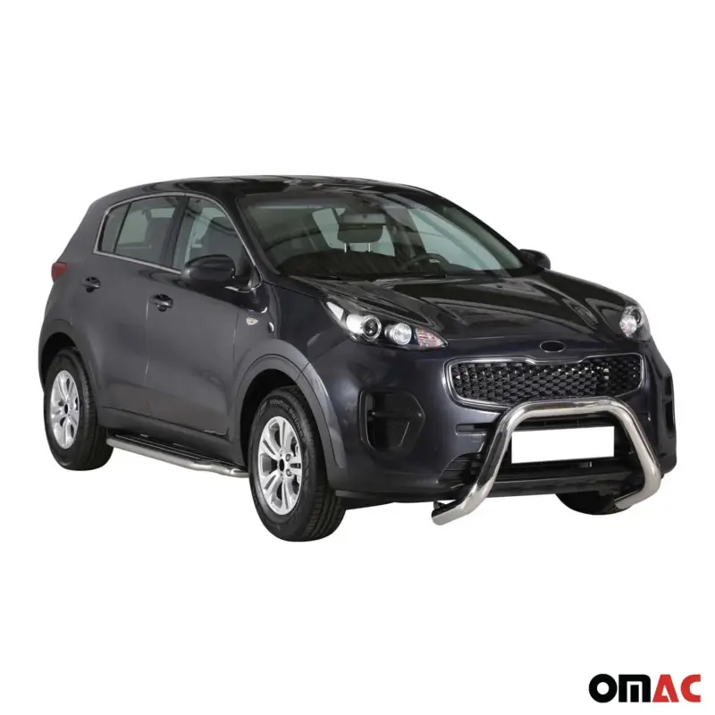 Frontbügel Frontschutzbügel für Kia Sportage 2016-2018 ø76mm Stahl Silber Schutz Sofort Bestellen