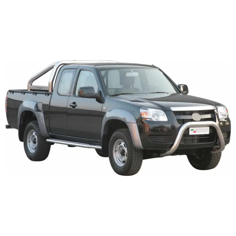 Frontbügel Frontschutzbügel für Mazda BT-50 2006-2012 ø76mm Stahl Silber Schutz Billig
