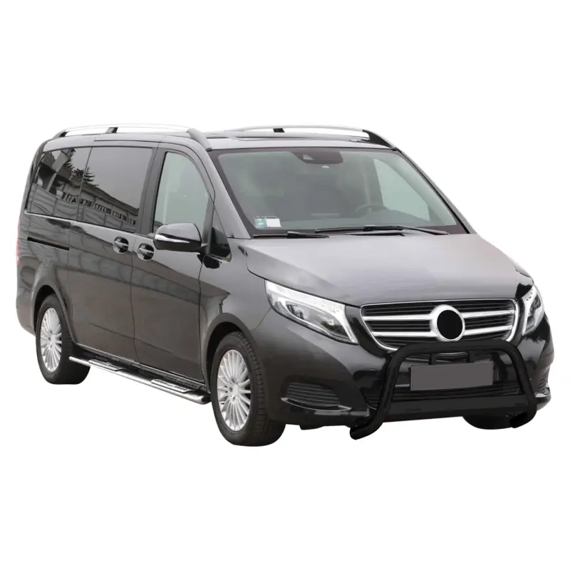 Frontbügel Frontschutzbügel für Mercedes V Klasse 2014-2019 ø63 Stahl Schwarz Sichere Zahlung