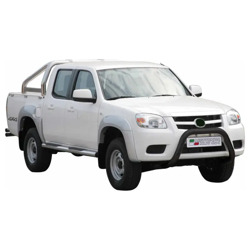 Frontbügel Frontschutzbügel für Mazda BT-50 2009-2012 ø76mm Stahl Schwarz Schutz Preisknaller