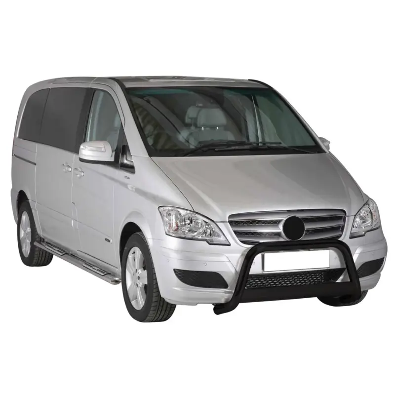 Frontbügel Frontschutzbügel für Mercedes Vito Viano 2010-2014 ø63 Stahl Schwarz Wochenendangebot