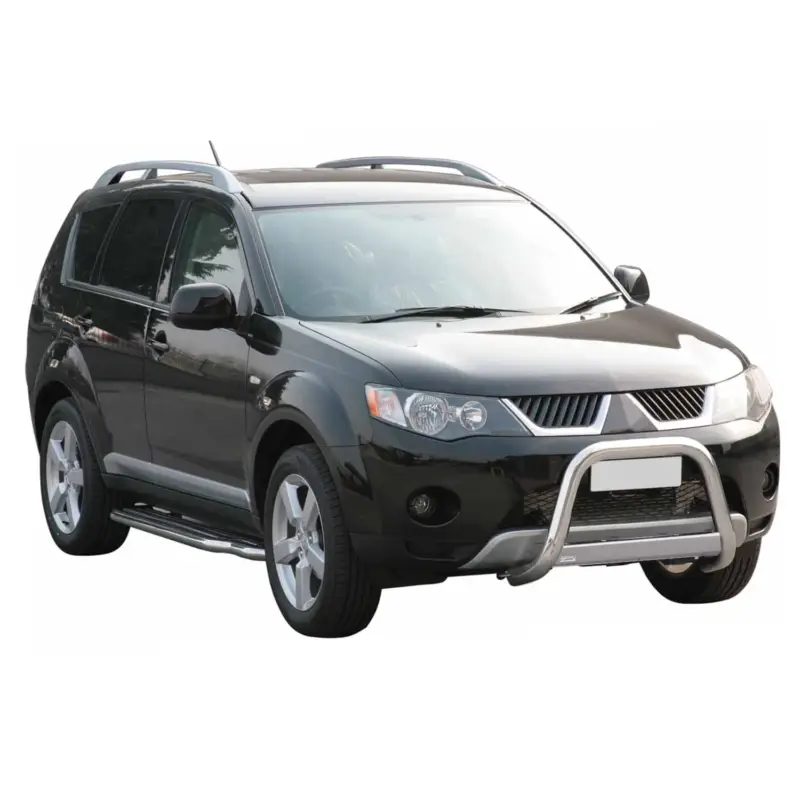 Kracherpreis Frontbügel Frontschutzbügel für Mitsubishi Outlander 2007-2009 ø63 Stahl Silber