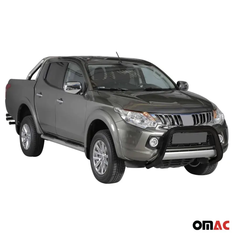 Neue Ware Frontbügel Frontschutzbügel für Mitsubishi L200 2015-2018 ø76mm Stahl Schwarz