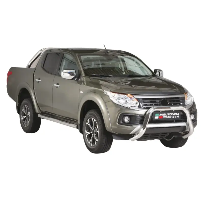 Frontbügel Frontschutzbügel für Fiat Fullback 2016-2019 ø76mm Stahl Silber Bestseller
