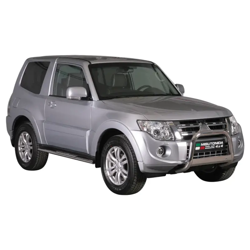 Letzte Chance Frontbügel Frontschutzbügel für Mitsubishi Pajero 2012-2018 ø63mm Stahl Silber