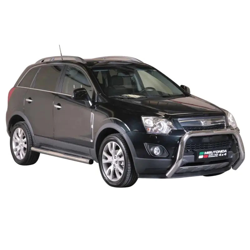 Highlight Frontbügel Frontschutzbügel für Opel Antara 2011-2015 ø76mm Stahl Silber Schutz