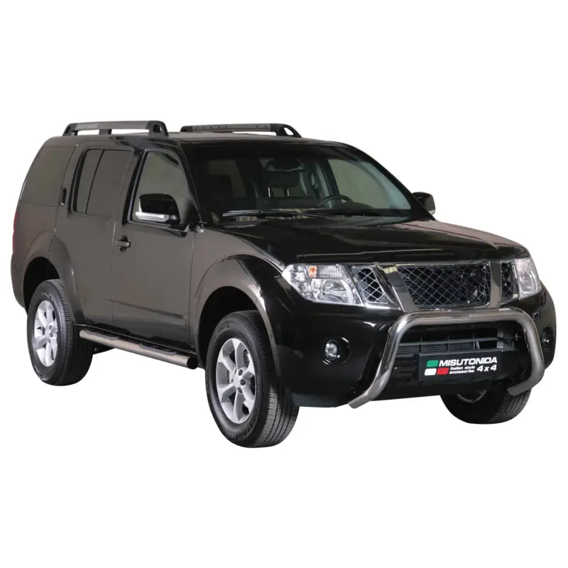 Markenprodukt Frontbügel Frontschutzbügel für Nissan Pathfinder 2010-2013 ø76mm Stahl Silber