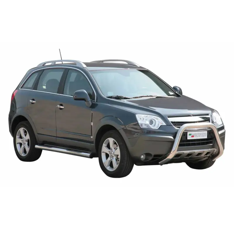 Ausverkauf Frontbügel Frontschutzbügel für Opel Antara 2007-2011 ø76mm Stahl Silber Schutz