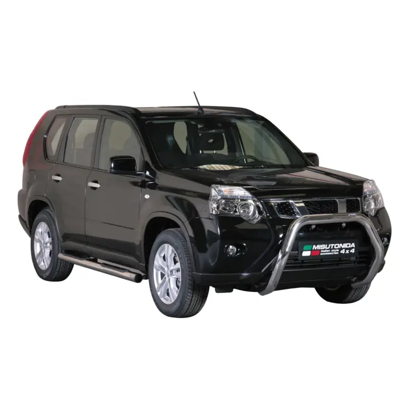 Frontbügel Frontschutzbügel für Nissan X-Trail 2011-2014 ø76mm Stahl Silber Ausverkauf