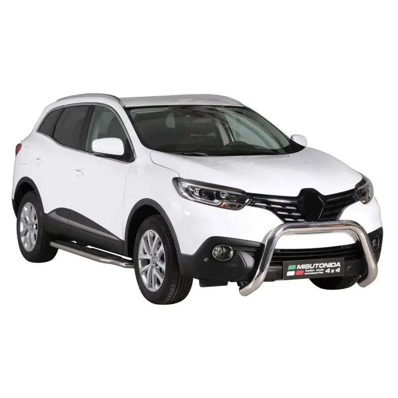 Billig Frontbügel Frontschutzbügel für Renault Kadjar 2015-2018 ø76mm Stahl Silber