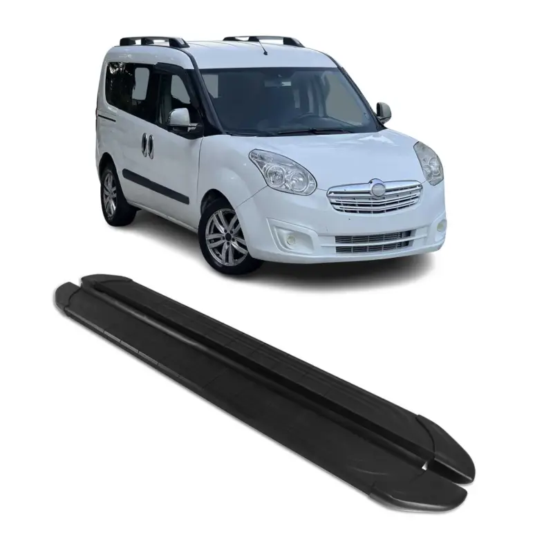 Versand Am Gleichen Tag Alu Trittbretter Seitenschweller für Opel Combo 2012-2019 L1 Kurzer Schwarz