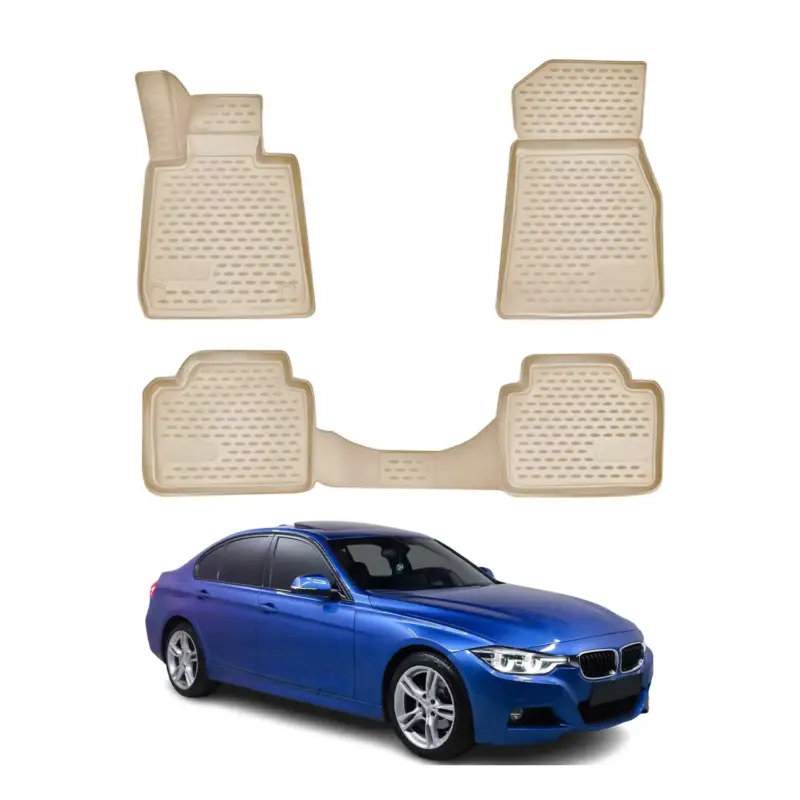 Sichere Zahlung OMAC Gummimatten Fußmatten für BMW 4er F32 F36 Coupe 2013-2021 Gummi Beige 4x