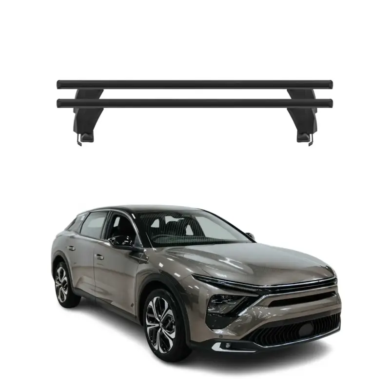 Menabo Dachträger Grundtäger für Citroen C5 X 2022-2026 50kg Alu Schwarz 2 tlg Top-Angebot