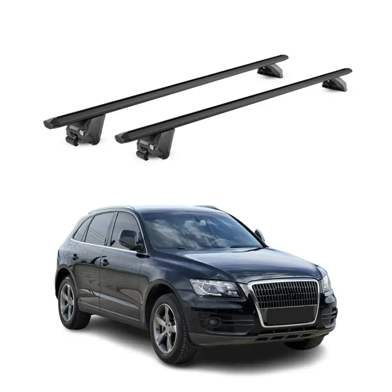 Dachträger Grundtäger für Audi Q5 Sportback 2008-2025 100kg Alu Schwarz 2x ABE Angebot