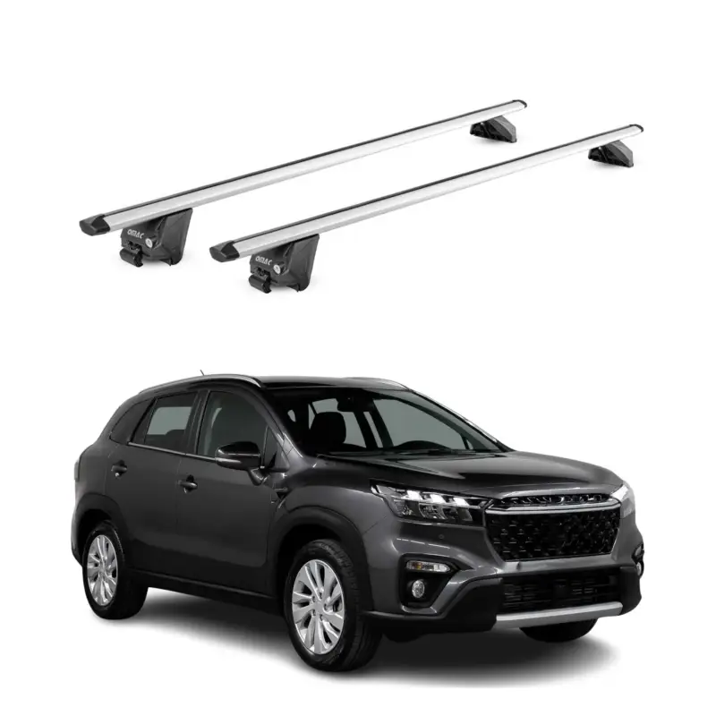 Preisknaller Dachträger Grundtäger für Suzuki S-Cross 2022-2026 100kg Alu Silber 2tlg ABE