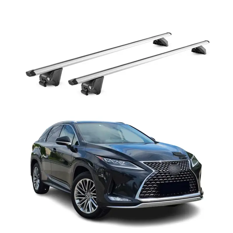 Sonderangebot Dachträger Grundtäger für Lexus RX 2016-2022 100kg Aluminium Silber 2tlg ABE