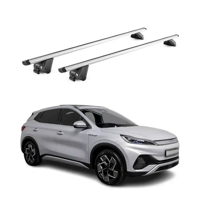 Dachträger Grundtäger für BYD Atto 3 2022-2026 100kg Aluminium Silber 2tlg ABE Top-Angebot