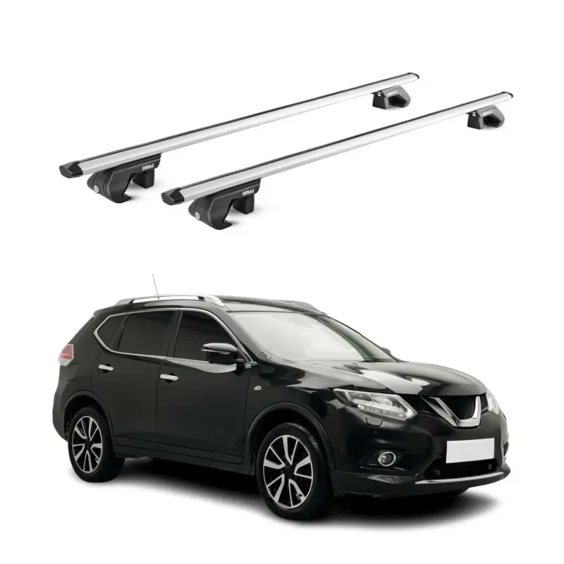 Dachträger Grundtäger für Nissan X-Trail T32 2014-2021 90kg Alu Silber 2 tlg ABE Günstig