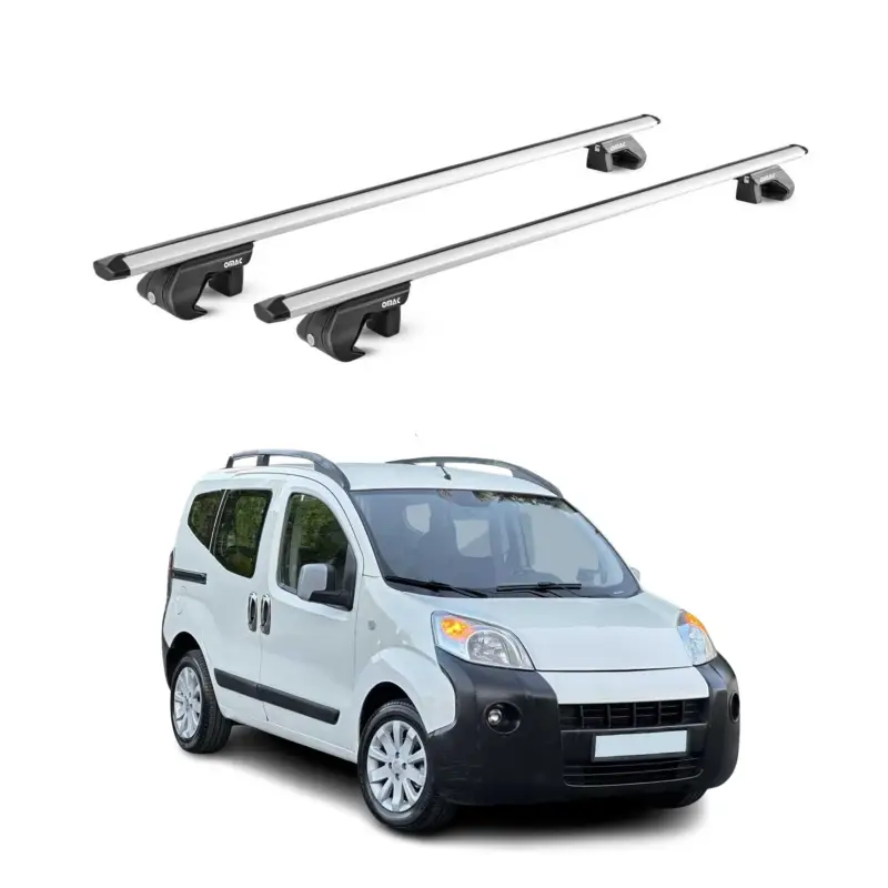 Dachträger Grundtäger für Citroen Nemo 2008-2013 3-5 tür 90kg Alu Silber 2x ABE Aktuell