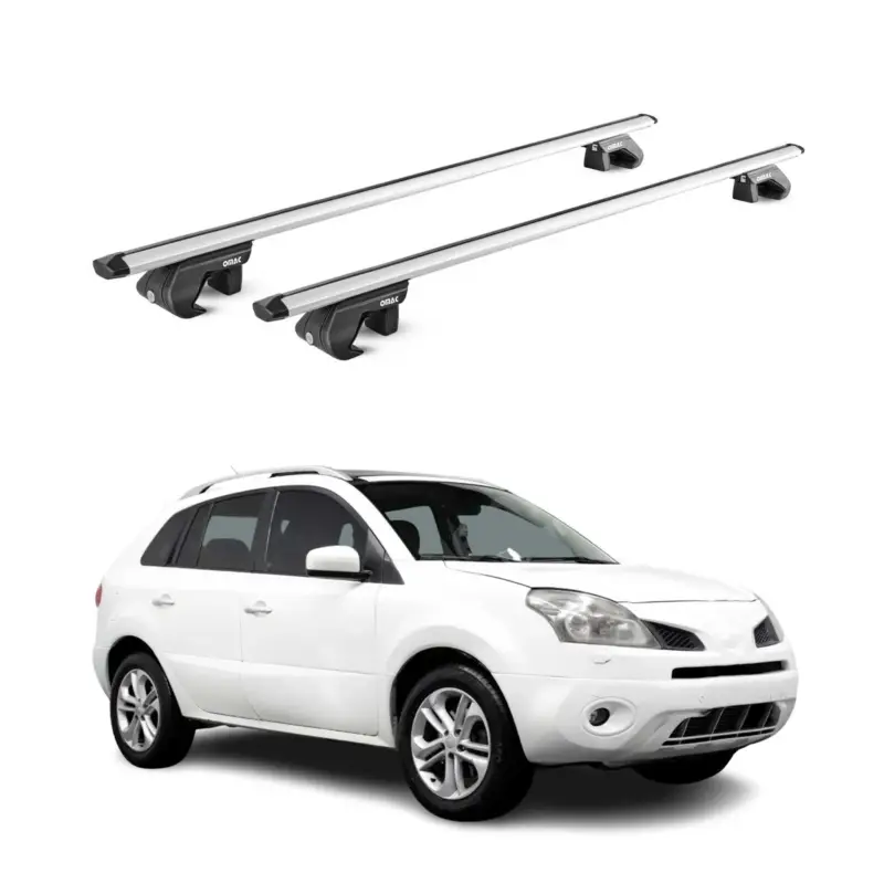 Sonderangebot Dachträger Grundtäger für Renault Koleos mk1 2008-2016 5 tür 90kg Alu Silber ABE