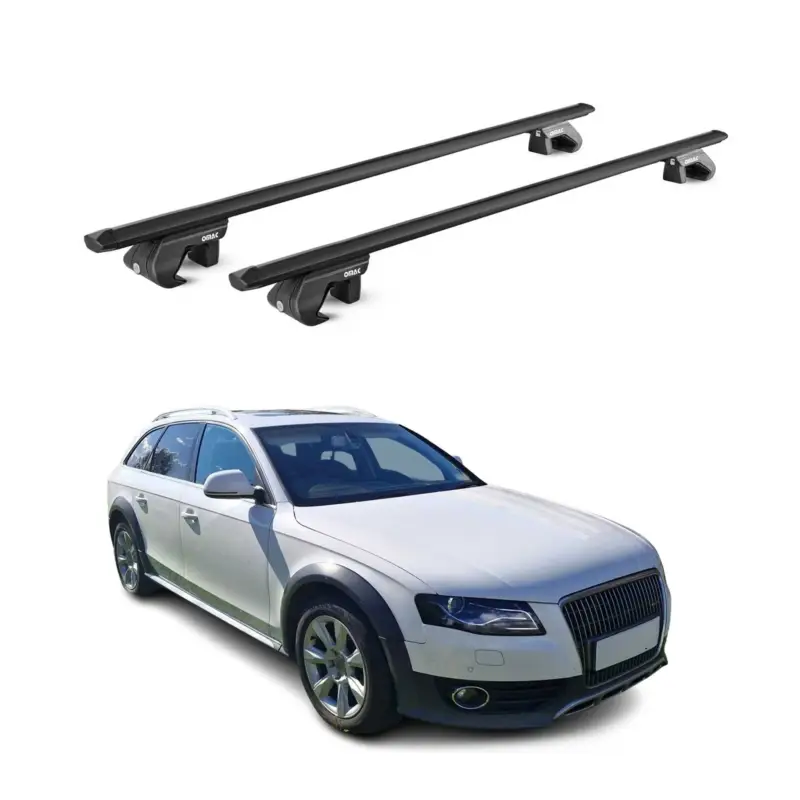 Dachträger für Audi A4 Allroad B8 B9 2009-2025 5 tür 90kg Alu Schwarz 2x ABE Direkt Vom Hersteller