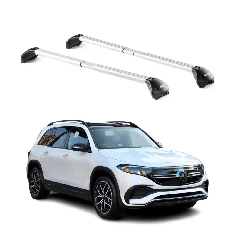 Dachträger Grundtäger für Mercedes EQB X243 2022-2026 100kg Alu Silber 2 tlg ABE Top-Angebot