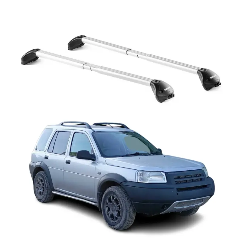 Top-Preis Dachträger für Land Rover Freelander I 1998-2006 5 tür 100kg Alu Silber 2x ABE