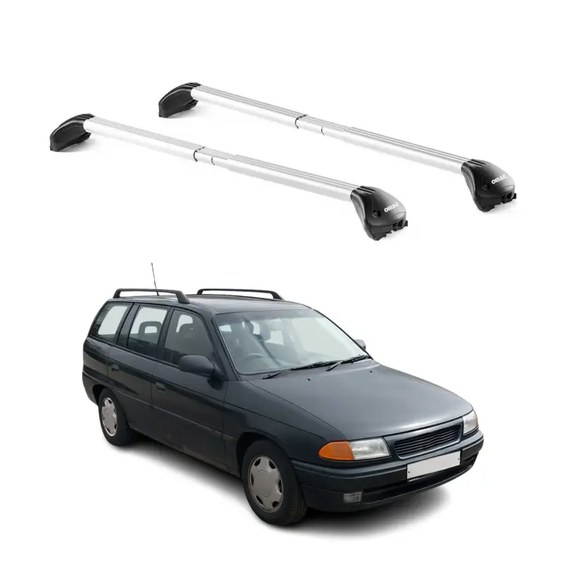 Sonderangebot Dachträger für Opel Astra F G Kombi 1991-2004 5 tür 100kg Alu Silber 2x ABE