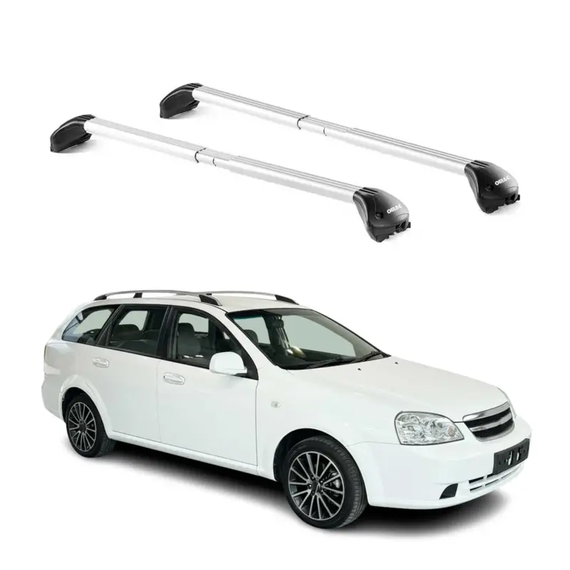Günstig Dachträger für Chevrolet Nubira Kombi 2003-2012 5 tür 100kg Alu Silber 2x ABE