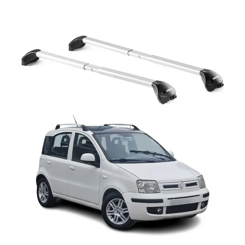 Dachträger für Fiat Panda III Cross 2014-2026 5 tür 100kg Alu Silber 2x ABE Neu