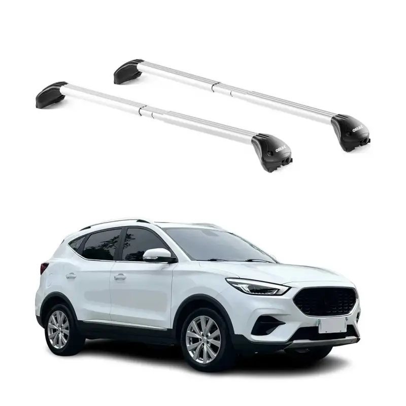 Dachträger Grundtäger für MG ZS / ZS EV 2017-2026 100kg Aluminium Silber 2x ABE Preis Gesenkt