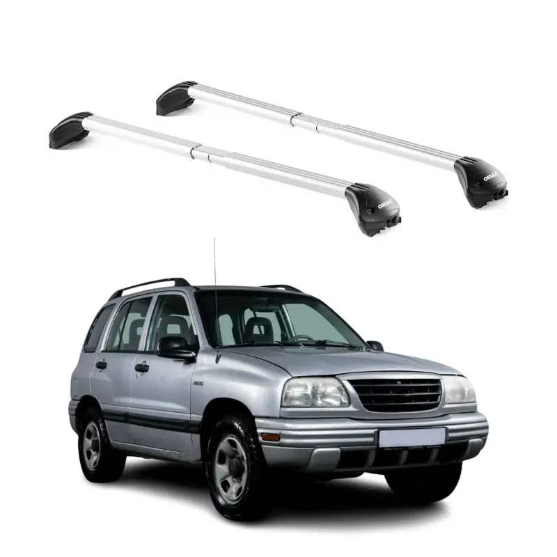 Dachträger Grundtäger für Suzuki Vitara mk2 1998-2005 5 tür 100kg Alu Silber ABE Highlight