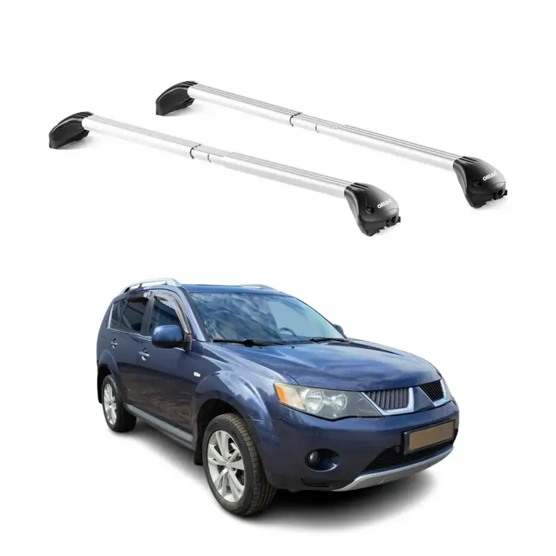 Sonderangebot Dachträger für Mitsubishi Outlander 2006-2012 5 tür 100kg Alu Silber 2x ABE
