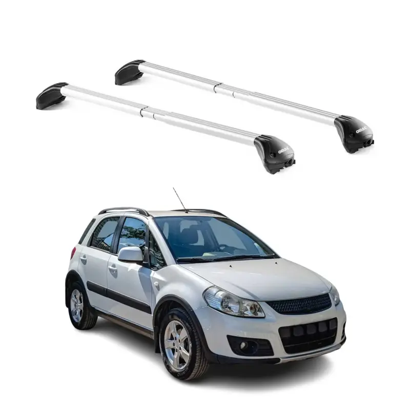 Knallerangebot Dachträger Grundtäger für Suzuki SX4 EY-GY 2006-2014 5 tür 100kg Alu Grau 2x ABE