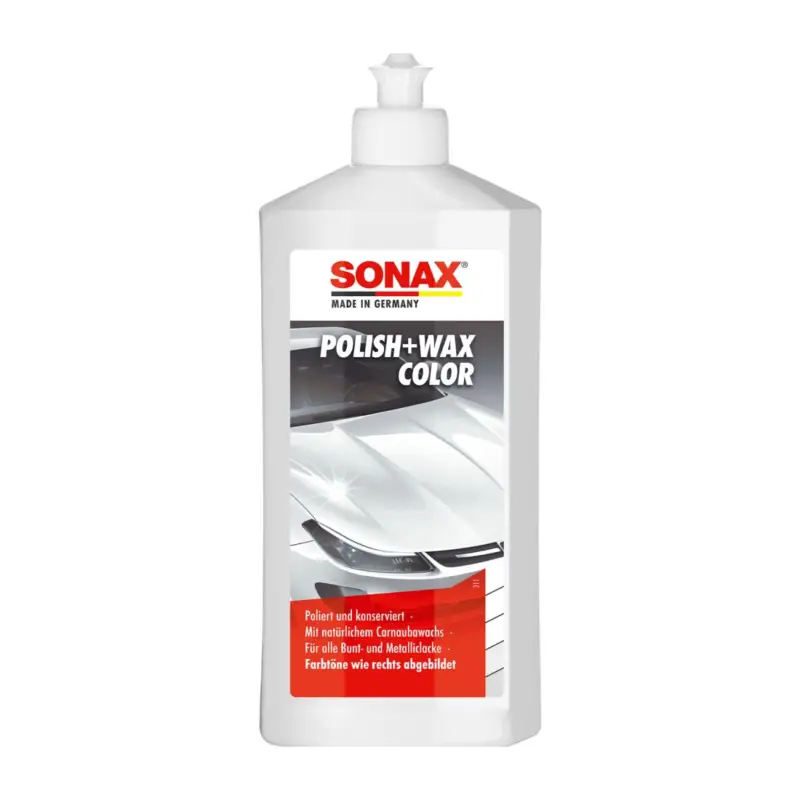 SONAX Polish+Wax Color Farbpolitur 500ml weiß Highlight
