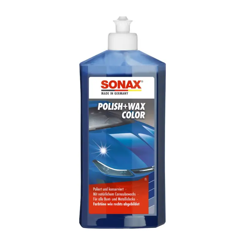 Nur Für Kurze Zeit SONAX Polish+Wax Color Farbpolitur 500ml blau