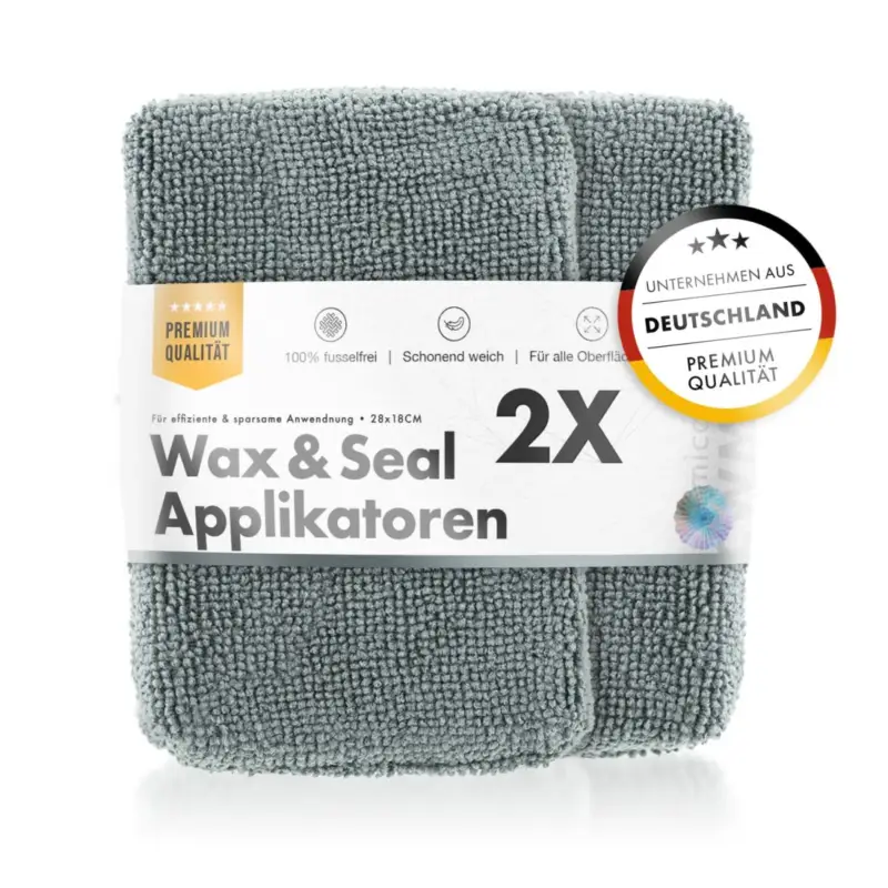 chemicalworkz Microfiber Waxing/Sealant Applicator Grau 2Stk. Neue Ware